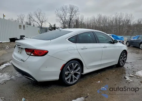 2015 Chrysler 200 C из США, поврежденный, VIN 1C3CCCCG9FN509597